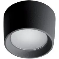 Fumagalli 1891 Downlight Livia Ø 16 cm zwart/berijpte kunsthars GX53 CCT, zwart, Badkamer, Kunststof, Modern, LED plafondlamp