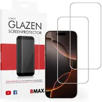 BMAX 2-pack iPhone 16 Pro Glazen Screenprotector