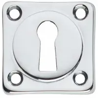 Intersteel | Rozet sleutelgat | Vierkant | Chroom