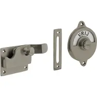 Intersteel WC-overslag Tira met bocht mat nikkel