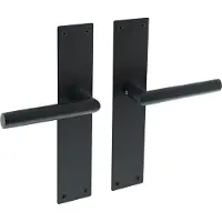Intersteel Strakke deurklink Jura blind zwart
