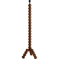 Light & Living Standaardlamp - bruin - Veglio - hout - losse lamp - E27 - 8216983 -