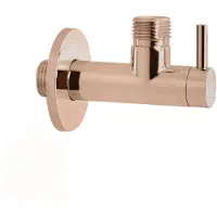 Hotbath Cobber P2002 Hoekstopkraan - Geborsteld Koper - Messing - Kranen, Hoekstopkranen - 8719638616522