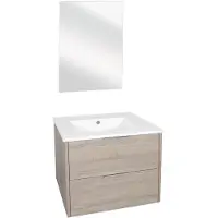 Differnz Badmeubelset Bolo 50x60x46cm FSC Licht Eiken