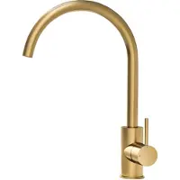 Hotbath Cobber keukenmengkraan geborsteld messing