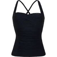 Protest - Women's MIXCamo Tankini Top B&C-Cup - Bikinitop 34 - Cup: B, zwart