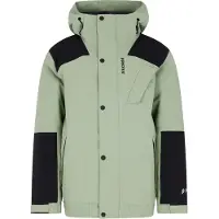 Protest ski-jas Brome groen/zwart Skijack Jongens Polyester Capuchon Meerkleurig - maat 176