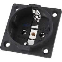 Furutech FI-E30 NCF (R) Rhodium - Chassisdeel schuko per stuk