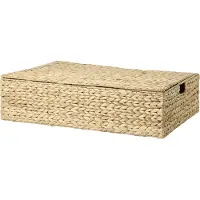 Vertbaudet Mand voor onder het bed met waterhyacinth goudbeige