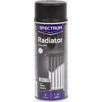 Spectrum matte radiatorlak zwart 400 ml