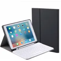 Ntech iPad 2021 Hoes met Toetsenbord Zwart - iPad 2020 hoes - iPad 9e/8e/7e Generatie hoes QWERTY Keyboard met Bluetooth