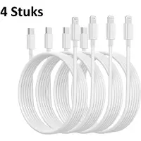 Ntech USB C kabel - oplader kabel -1m Geschikt voor iPhone 4 Pack