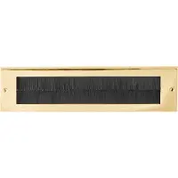 Formani TIMELESS F535BI tochtborstel - messing ongelakt