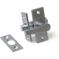 Dulimex | Insteekgrendel met sluitplaat lengte 70 mm | Zilvergrijs