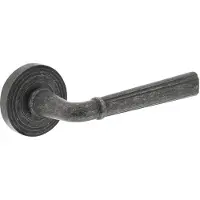 Intersteel Deurkruk Bellevue op rozet - oud grijs
