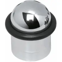 Intersteel Deurstop met ring chroom