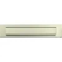Axa Brievenbus Briefplaat met grote inwerp-opening Aluminium F2 325 x 67 mm