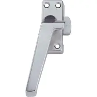 Axa 3308 raamsluiting met drukknop Links aluminium