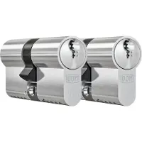 Dom profielcilinder Plura 30/30mm - SKG 2 sterren - 2 gelijksluitende cilinders