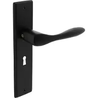 Intersteel Deurkruk Banaan op schild sleutelgat 56mm - mat zwart