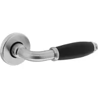 Intersteel Deurklink Courgette op rozet mat chroom