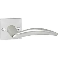 Impresso Deurklink Windsor op vierkant rozet aluminium F1