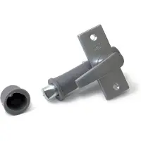 Dulimex | Insteekgrendel met sluitpot lengte 70 mm | Zilvergrijs
