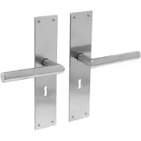 Intersteel Strakke deurklink Jura sleutelgat RVS