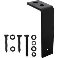 Intersteel Set van 5 plafondbeugels tbv schuifdeursysteem - mat zwart