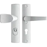 Axa Veiligheidsbeslag Premium Wing-knop+kruk Arrow PC72 anti-kerntrek/omkeerbaar/242x52x13/alu. gesl. F1/SKG3