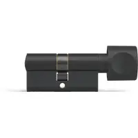 Dom Zwarte knopcilinder Plura 30/30mm - SKG 3 sterren - 1 losse knopcilinder