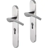 Impresso Watton RVS geborsteld op Ovaal schild PC55