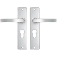 Axa Binnendeurbeslag (basic) Edge kruk Blok PC55 Aluminium (Set)