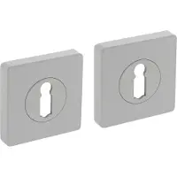 Intersteel | Rozet met sleutelgat 55x55x10mm | Vierkant | Wit