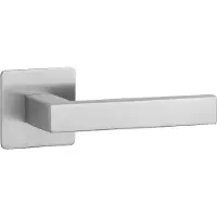 STERK RVS deurkrukken KVADRAT 1760 ultra dun 3mm