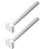 HDD pro Bevestigingsset m10 Trekker Voor Buitendeur/Carre 20mm/100mm Wit Structuur