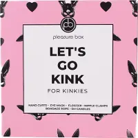 Pleasure Box Let's Go Kink - bondage set - 6-delig - accessoires