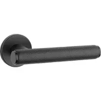 Aprile Egeria Rond – Chroom gepolijst /zwart leer