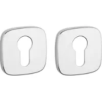 STILE APRILE Cilinderrozet Afgerond Chroom Gepolijst 53x53x7mm