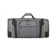 Decent Flexplus weekendtas Grijs/lemon groen