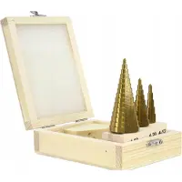 Mar-pol Stappenboor set 4-12mm 4-20mm 4-32mm HSS Staal - Trappenboor set - Verzinkboor