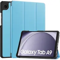 Ntech Tablet Hoes Geschikt voor Samsung Galaxy Tab A9 / Galaxy Tab A11 8.7 inch hoes Trifold Bookcase - Licht Blauw