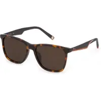 FILA Zonnebril - - SFI461 SHINY HAVANA (C10P) - Bruin - Vierkant - Glazen 56 mm