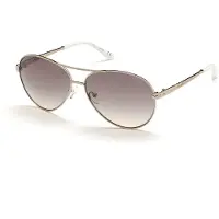 GUESS Zonnebril Guess GU7470-S 60/13/135 Glanzend roségoud Voorzijde metalen cirkel galvan VROUW GU7470-S