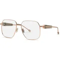 Philipp Plein VPP126S 57/16/140 Glanzend Roségoud met gekleurde delen Metaal VROUW VPP126S