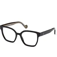 Moncler ML5155 53/18/145 Glazen voor Dames Shiny zwart Acetaat ML5155