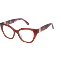 Nina Ricci Bril - - VNR371V - Transparant rood glanzend - Acetaat - 52/16/140
