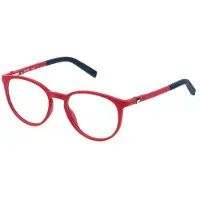 FILA Bril - - VFI706L - Mat rood - Kleine maat - Ronde kunststof montuur 49/17/135