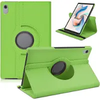 Ntech Nokia T20 hoes boek case - 360° draaibare Hoes Kunstleer Groen - Nokia T20 Hoesje - Nokia T20 Case