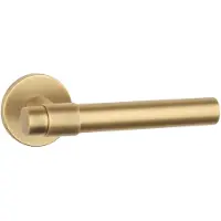 Aprile deurklinken BELLISA Ø52x7mm Antiek messing op rond rozet